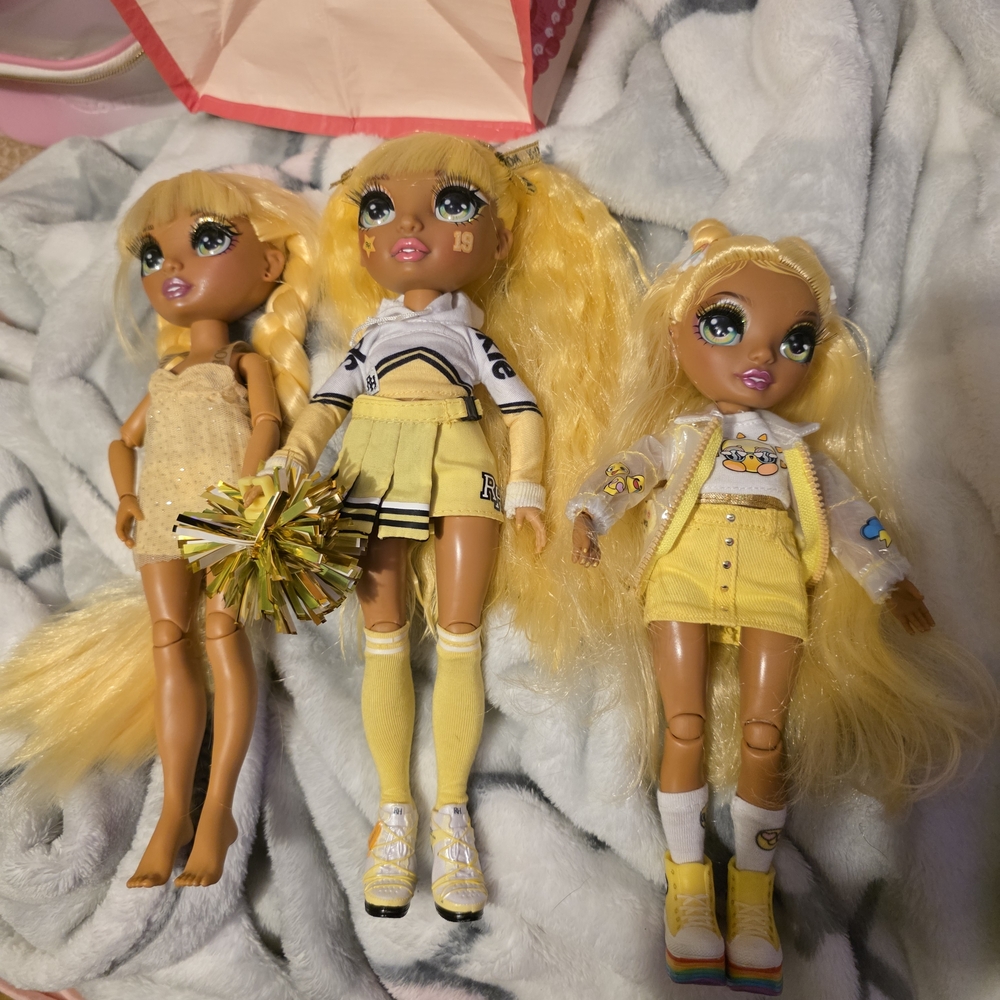 Rainbow High Dolls Set Of 3!